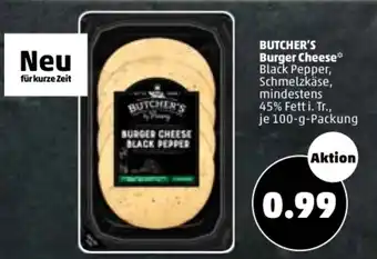 PENNY Butcher's Burger Cheese 100g Angebot