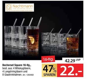 Zurbrüggen Nachtmann becherset square 16-tlg. Angebot