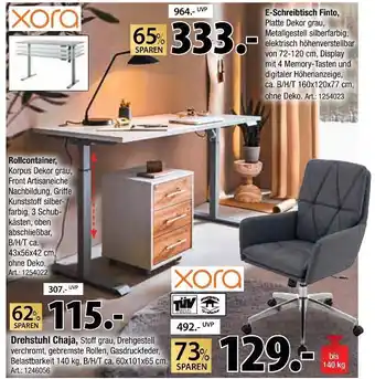 Zurbrüggen Xora büromöbel Angebot