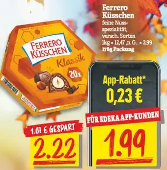 NP Discount Ferrero Küsschen 178g Packung Angebot