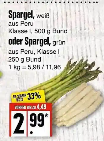 Edeka Frischemarkt Spargel Angebot