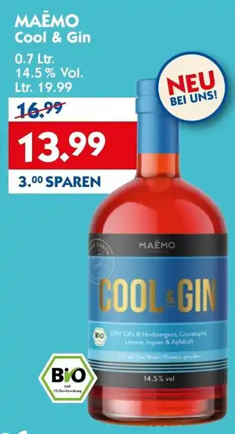 Hol'ab Getränkemarkt Maemo Cool & Gin 0,7L Angebot