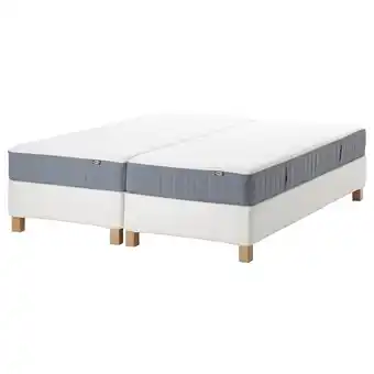 IKEA Espevär/vesteröy boxbett weiß/mittelfest hellblau 160x200 cm Angebot