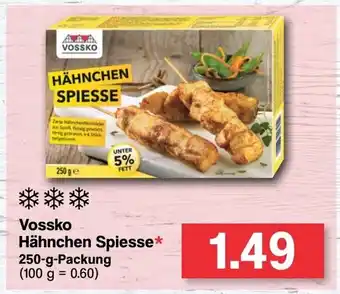 Famila Nord West Vossko Hähnchen Spieße 250g Angebot