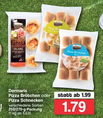 Famila Nord West Dermaris Pizza Brötchen oder Pizza Schnecken 250/270g Angebot