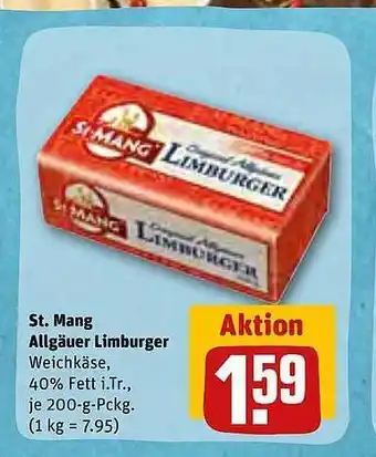 REWE Kaufpark St. mang allgäuer limburger Angebot