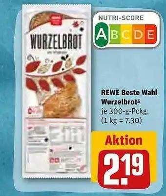 REWE Kaufpark Rewe beste wahl wurzelbrot Angebot