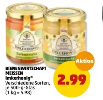 PENNY Bienenwirtschaft Meissen Imkerhonig 500g Angebot