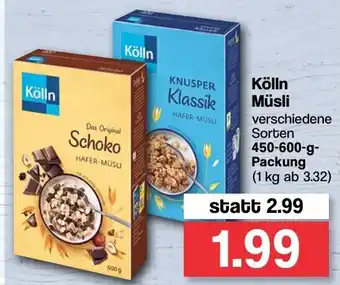 Famila Nord West Kölln Müsli 450-600g Angebot