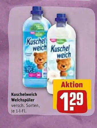 REWE Kuschelweich weichspüler Angebot