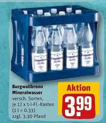 REWE Burgwallbronn mineralwasser Angebot