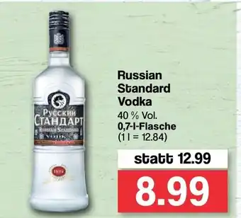 Famila Nord West Russian Standard Vodka 0,7L Angebot