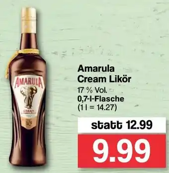 Famila Nord West Amarula Cream Likör 0,7L Angebot