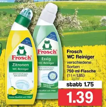 Famila Nord West Frosch WC Reiniger 750ml Angebot