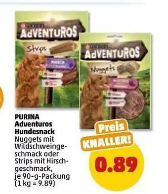 PENNY Purina adventuros hundesnack Angebot