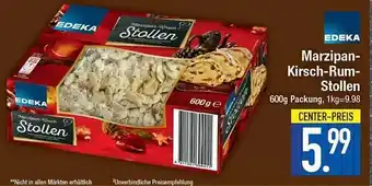 E-Center Edeka marzipan-kirsch-rum-stollen Angebot