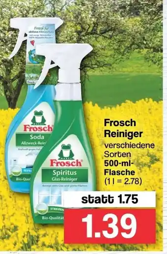 Famila Nord West Frosch Reiniger 500ml Angebot