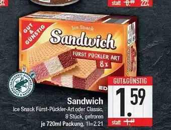 E-Center Sandwich gut & günstig Angebot