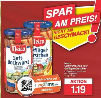 Famila Nord West Meica saftwürstchen oder geflügelwürstchen Angebot