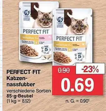 Famila Nord West Perfect fit katzennassfutter Angebot