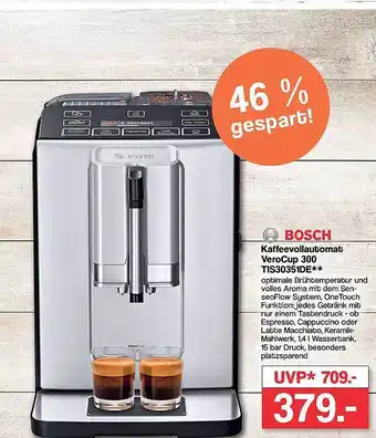 Famila Nord West Bosch kaffeevollautomat verocup 300 tis30351de Angebot