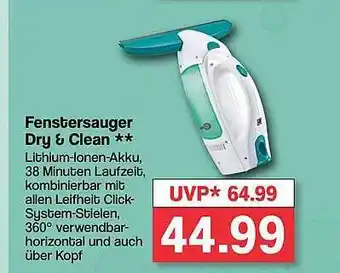 Famila Nord West Fenstersauger dry & clean Angebot