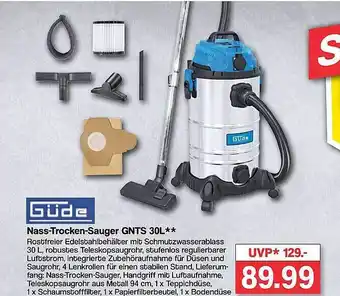 Famila Nord West Güde nass-trocken-sauger gnts 30l Angebot