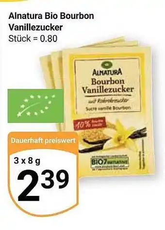 Globus Alnatura bio bourbon vanillezucker Angebot