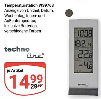 Globus Techno line temperaturstation ws9768 Angebot