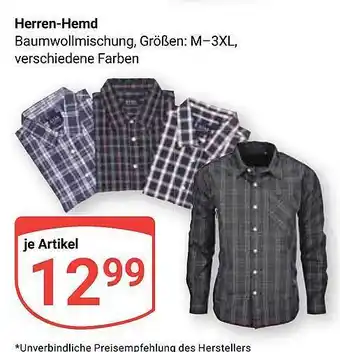 Globus Herren-hemd Angebot