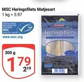 Globus Msc heringsfilets matjesart Angebot