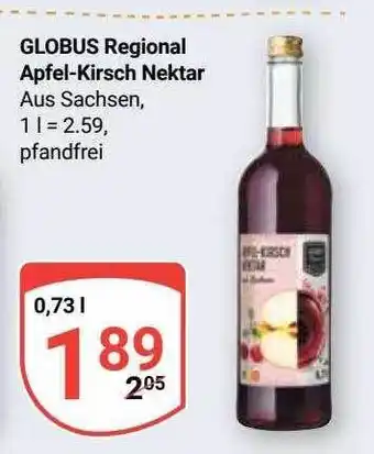 Globus Globus regional apfel-kirsch nektar Angebot