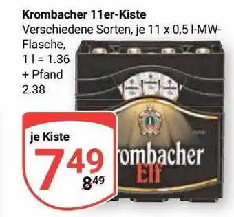 Globus Krombacher 11er-kiste Angebot