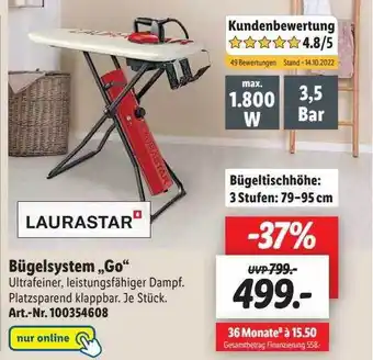 Lidl Laurastar bügelsystem go Angebot