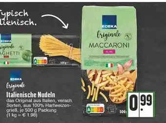 E-Center Edeka originale italienische nudeln Angebot