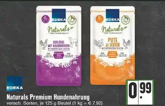 E-Center Edeka naturals premium hundenahrung Angebot