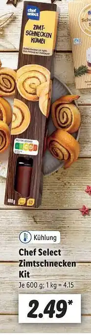 Lidl Chef select zimtschnecken kit Angebot