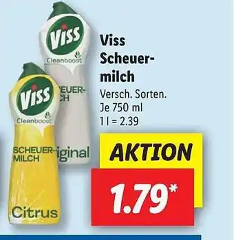 Lidl Viss scheuermilch Angebot