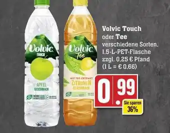 Scheck-in-Center Volvic touch oder tee Angebot