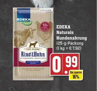 Scheck-in-Center Edeka naturals hundenahrung Angebot