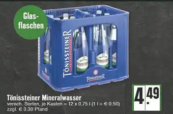 Edeka Tönissteiner mineralwasser Angebot