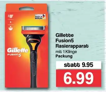 Famila Nord West Gillette Fusion 5 Rasierkapparat Angebot