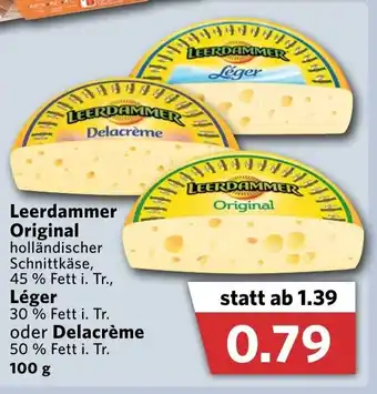 Combi Leerdammer Original, Léger oder Delacrème 100g Angebot