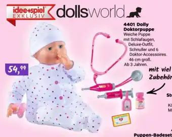 Idee+Spiel Dolls World Doktorpuppe Dolly Angebot