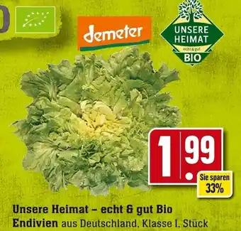 Edeka Neukauf Unsere Heimat - echt & gut Bio Endivien Angebot