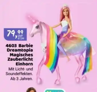 Idee+Spiel Barbie Dreamtopia Magisches Zauberlicht Einhorn Angebot