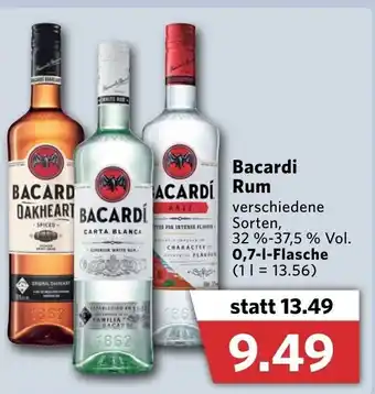 Combi Bacardi Rum 0,7L Angebot