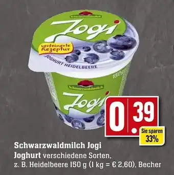 Edeka Neukauf Schwarzwaldmilch Jogi Joghurt 150 g Angebot