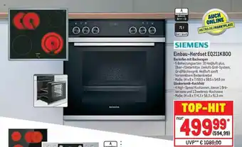 METRO Siemens einbauherdset Angebot