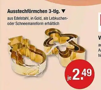 V Markt Ausstechförmchen 3-tlg. Angebot